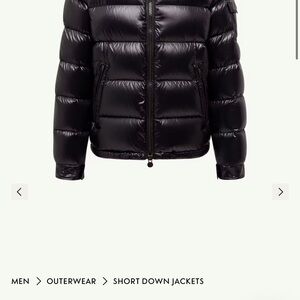 Moncler Glossy Black Puffer Jacket